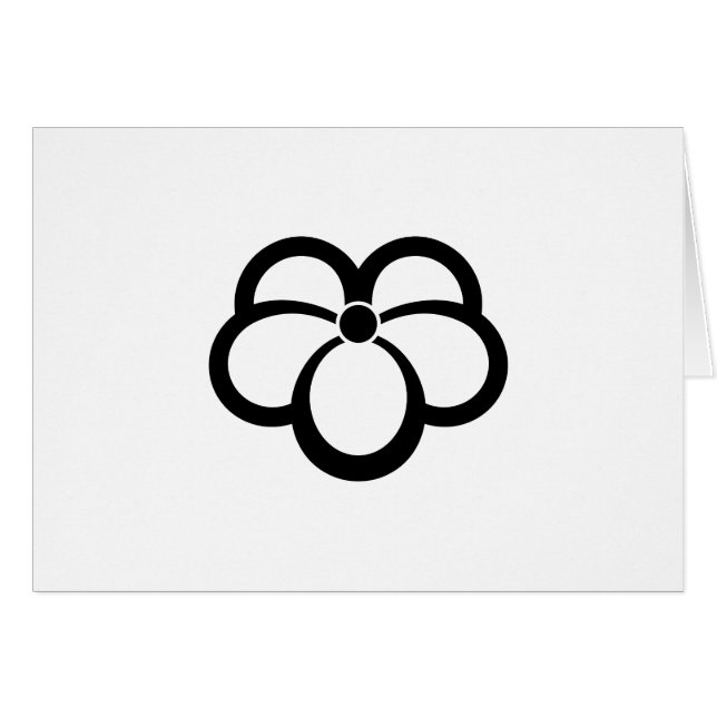 Cartão Peixe-espada ao estilo de Korin (Frente Horizontal)