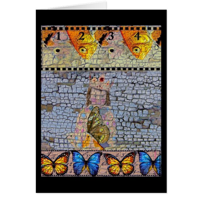 Cartão Peixe Mistura Mídia Todas As Ocasiões (Frente)