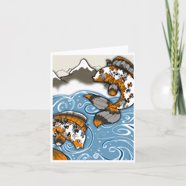 Cartão Peixe Notecard (Frente)