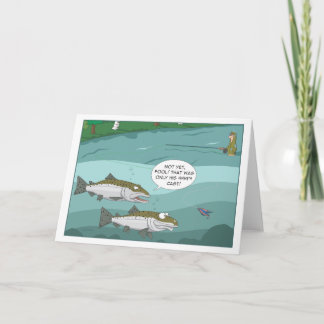 Cartão Peixes cabeça-de-cabeça-chata de 1000 casts