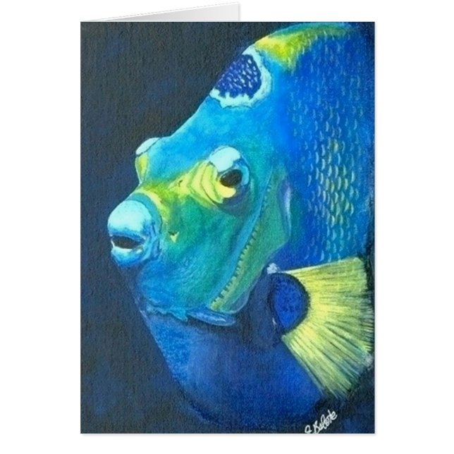 Cartão Peixes do anjo da rainha (Frente)