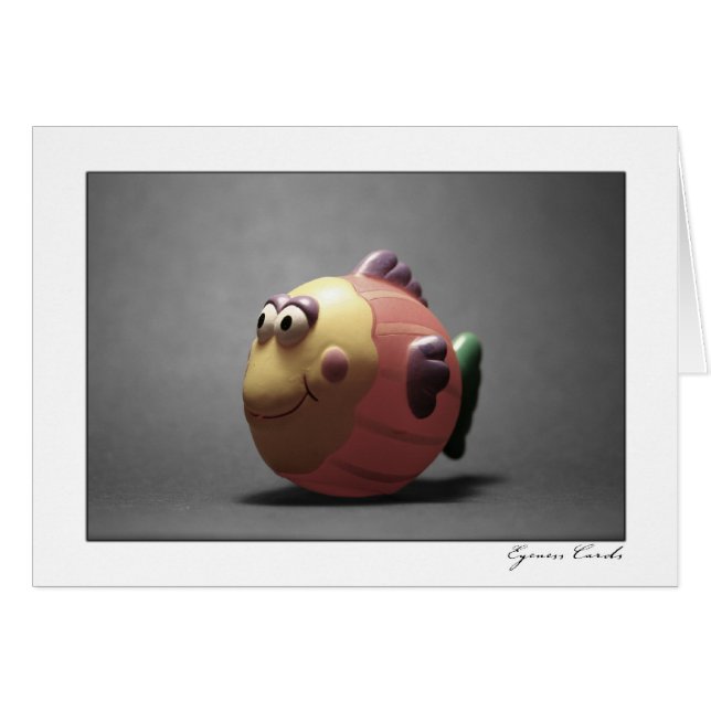 Cartão Peixes do banho (Frente Horizontal)