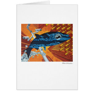 Cartão Peixes fora da água