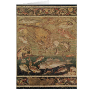 Cartão Peixes, moluscos e crustáceos