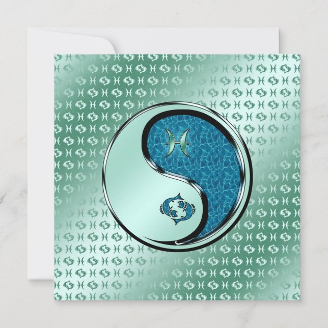 Cartão Peixes o peixe (Frente)