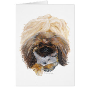 Cartão Pekingese Tuffy