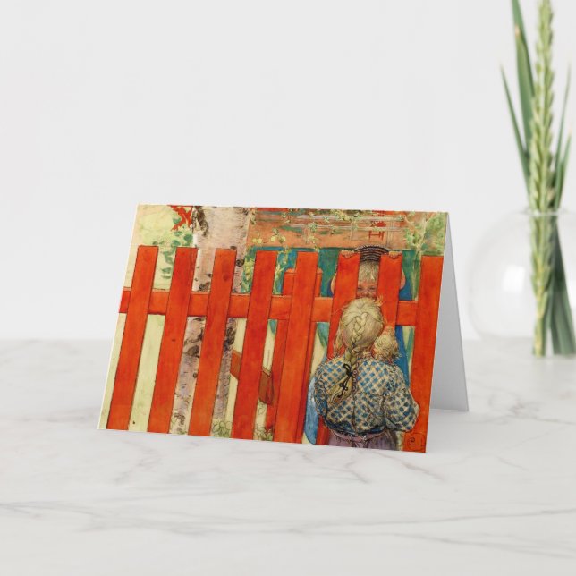 Cartão Pela cerca (Frente)