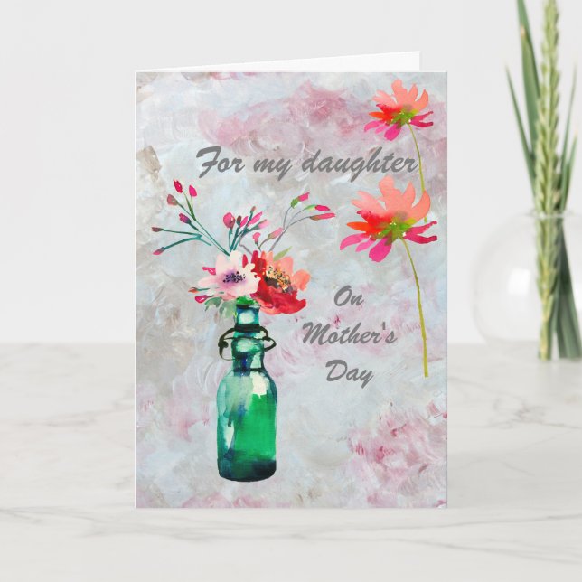 Cartão Pela Filha no Dia das Mães (Frente)