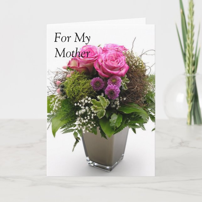 Cartão Pela Minha Mãe. (Frente)