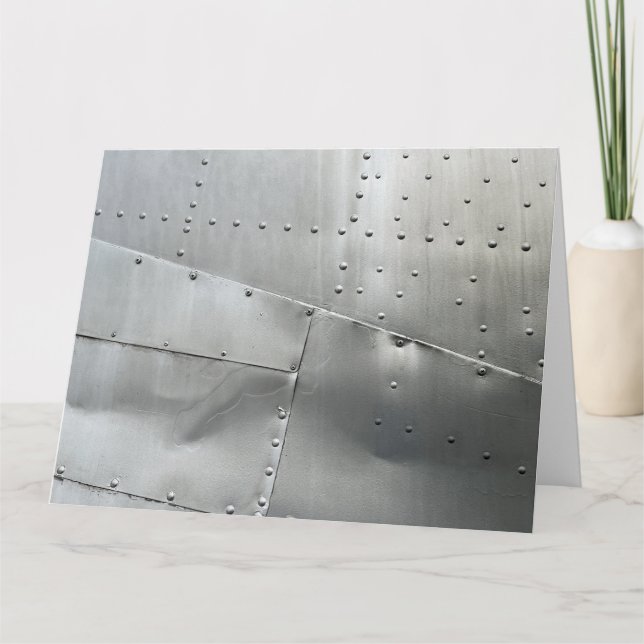 Cartão Pele de aeronaves de alumínio (Frente)