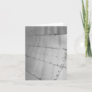 Cartão Pele de Aeronaves De Alumínio Atingidas