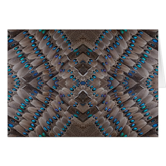 Cartão Pele de Fábrica de Design Fractal (Frente Horizontal)