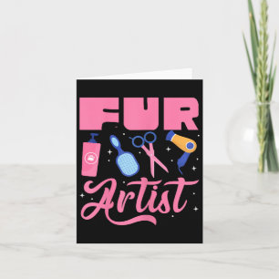 Cartão Peles Artistas Cachorros Cultivando Pet Puppy Care