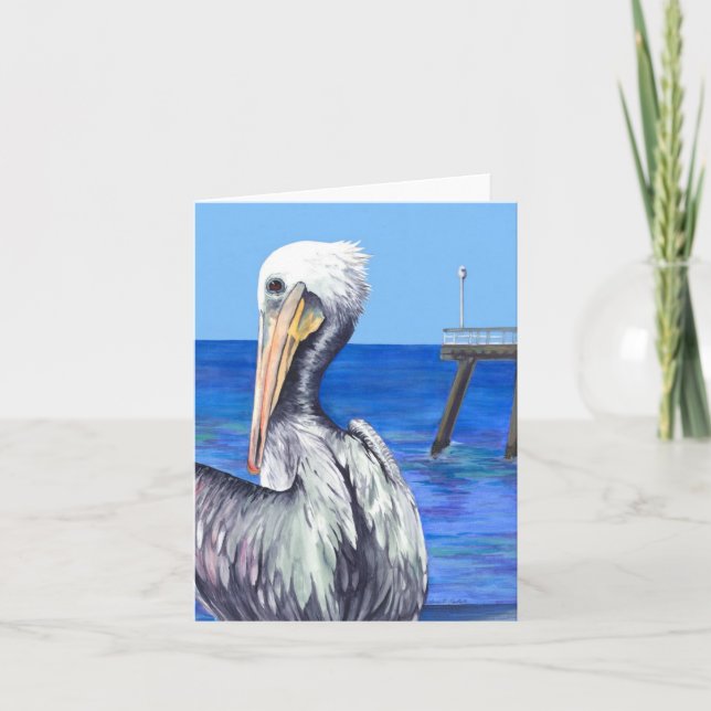 Cartão Pelicano de San Clemente (Frente)