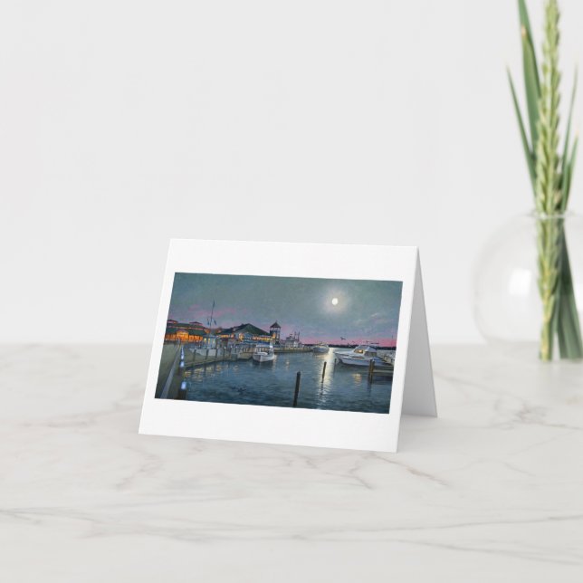 Cartão pelo luar de Paul McGehee "Alexandria" (Frente)