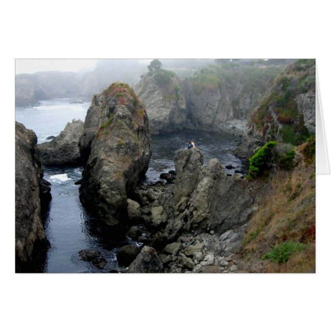 Cartão Pelo mar (Frente horizontal)