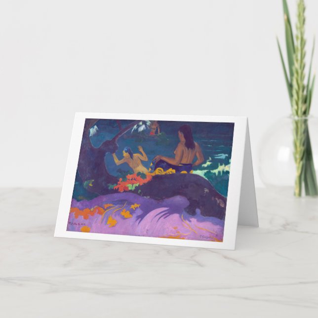 Cartão Pelo mar, Gauguin (Frente)