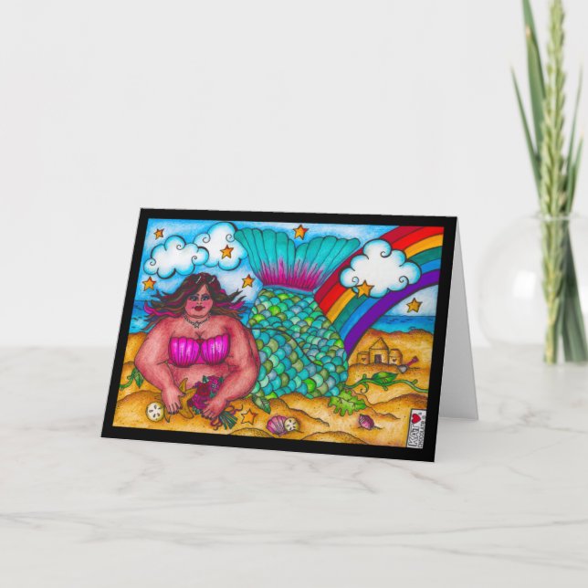 Cartão Pelo Mar Sereia (Frente)