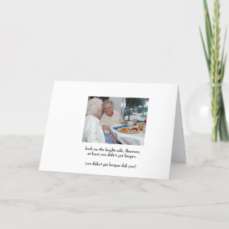 Cartão pelo menos você não obteve a herpes