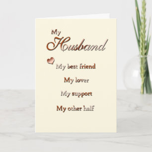 Cartão Pelo Meu Huband (aniversário)