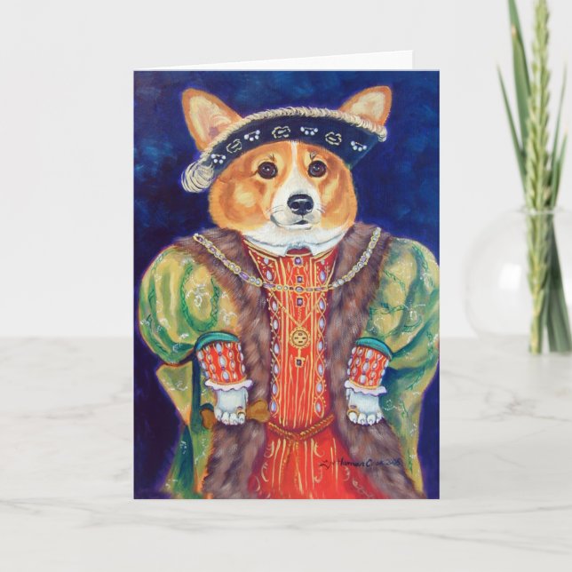 Cartão Pembroke Welsh Corgi (Frente)