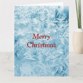 Cartão Penas e flocos de neve abstratos 