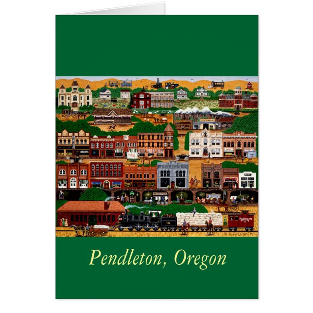 Cartão Pendleton ~ O Oeste Selvagem (Frente)