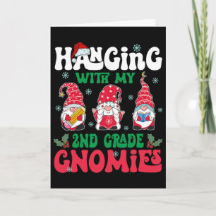 Cartão Pendurado Com Meu Gnome De Natal Da 2ª Série Engra