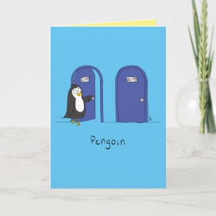 Cartão Pengoin - Penguin Pun Greeting Card