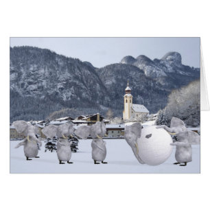 Cartão Pengphants doces