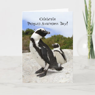 Cartão Penguin Awareness Day, January 20th Card