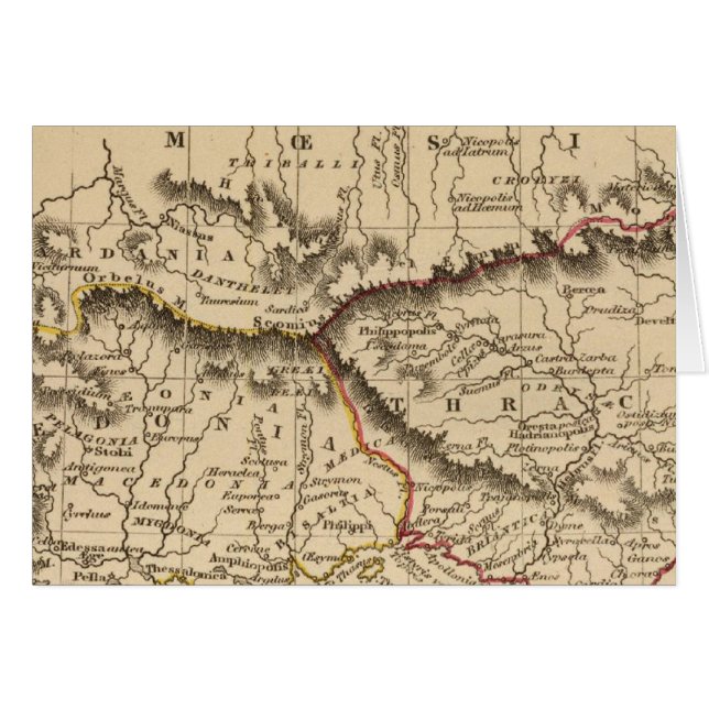 Cartão Península dos Balcãs 5 (Frente Horizontal)