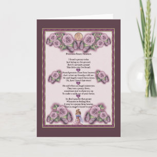 Cartão Pennies From Heaven Greeting Cards