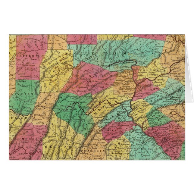 Cartão Pennsylvania 11 (Frente Horizontal)