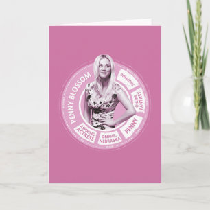 Cartão Penny Blossom Info Graphic