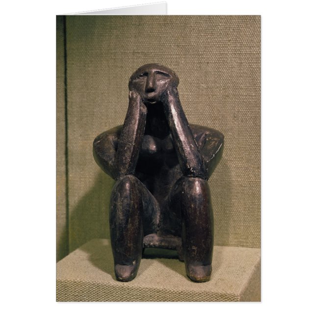 Cartão Pensador de Cernovoda, cultura de Hamangia (Frente)