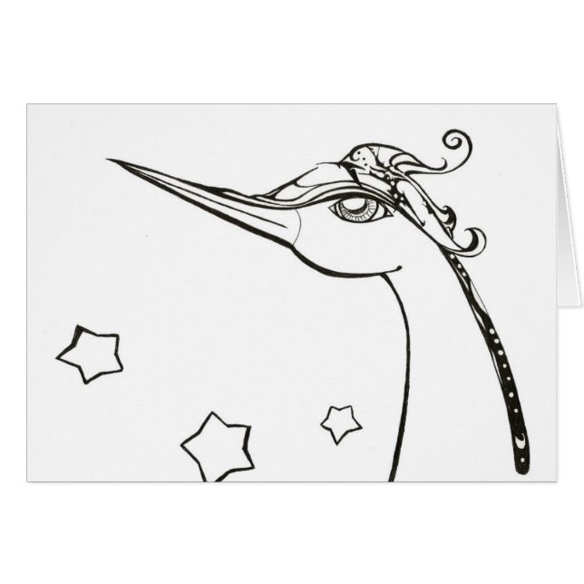 Cartão Pensamento ansioso (Frente Horizontal)