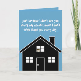 Cartão Pensamento ASSUSTADOR de você