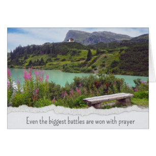 Cartão Pensamento Austríaco em Montanha