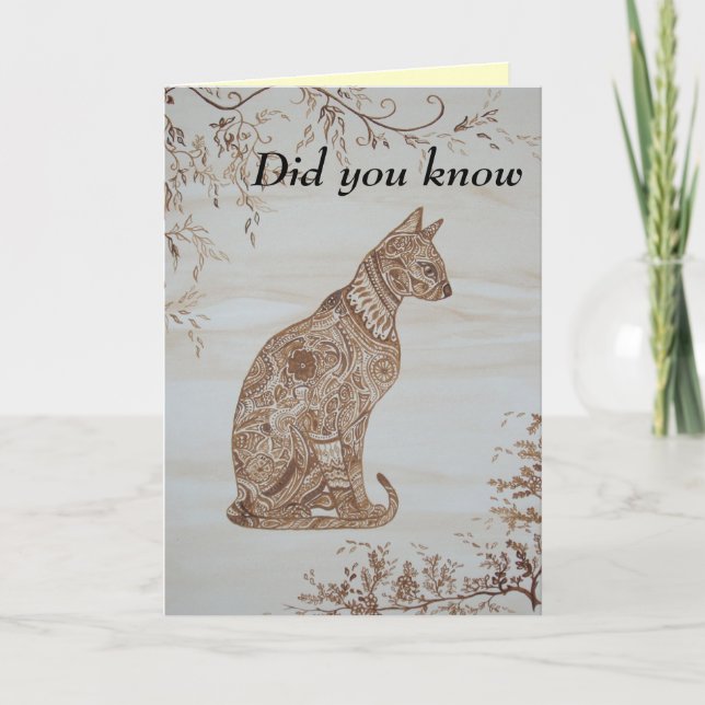 Cartão Pensamento de você (Frente)