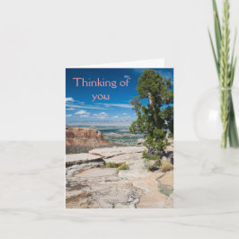 Cartão Pensamento de você