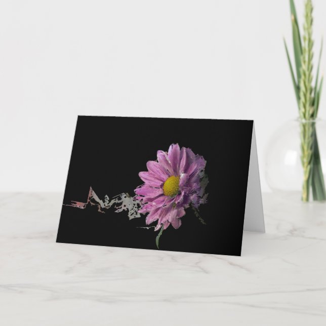 Cartão Pensamento de você… (Frente)