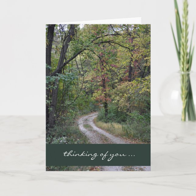 Cartão Pensamento de você… (Frente)