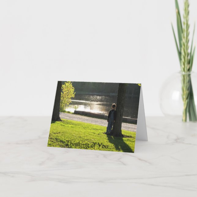 Cartão Pensamento de você…. (Frente)