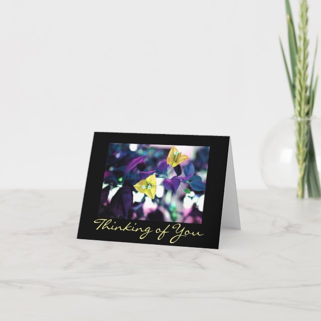 Cartão Pensamento de você (Frente)