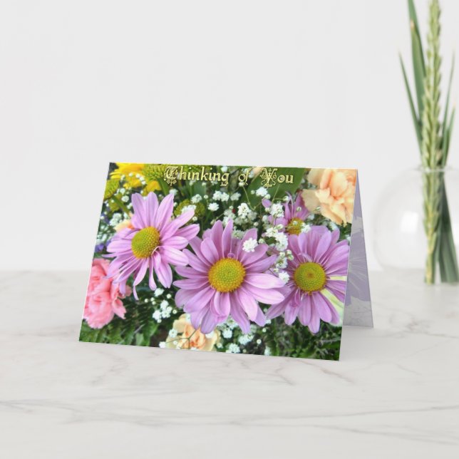 Cartão Pensamento de você (Frente)