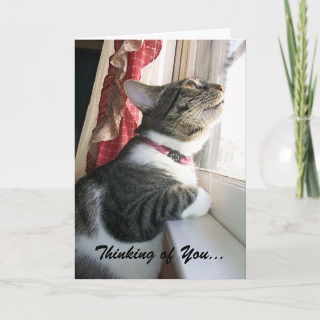 Cartão Pensamento de você… (Frente)