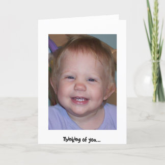 Cartão Pensamento de você