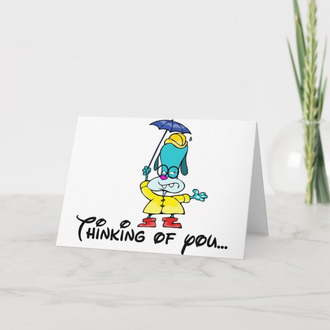 Cartão Pensamento de você… (Frente)