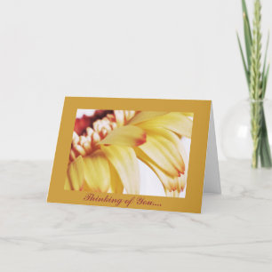 Cartão Pensamento de você….